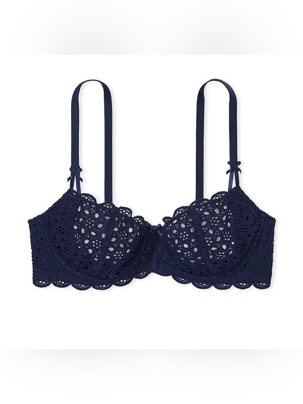 NWT Victoria’s Secret Dream Angels Wicked Unlined Eyelet Balconette Bra 34C